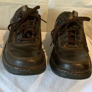 Streetcars Men’s Brown Oxford Leather Sz 10M Lace up Casual Shoes GUC